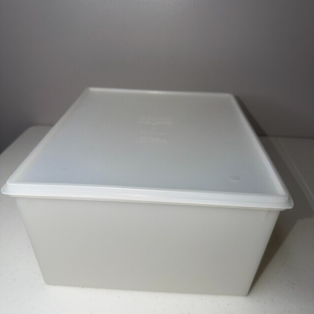 Vintage Perfect Storage by Family Products Lg Plastic Storage Container with Lid